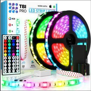 RGB LED Strip Lights 32.8ft Waterproof with remote